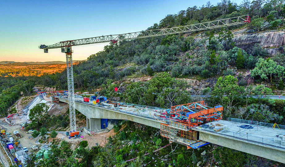 Bolivia Hill New England Highway Balanced Cantilever Bridge and Road Upgrade